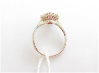 Ring Lucciole Gioielli Woman in White Gold Rubino 0.68 Ct ANK+C076/068R - ANK+C076/068R